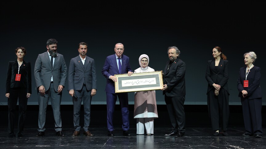 Cumhurbaşkanı Erdoğan 'Bir Adam Yaratmak' Gala Gösteriminde
