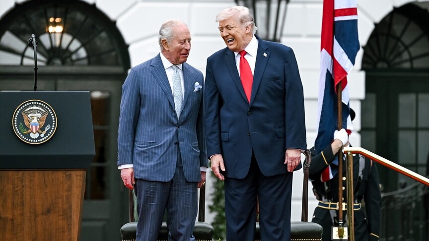 Trump, Kral 3. Charles'ı Beyaz Saray'da Ağırladı