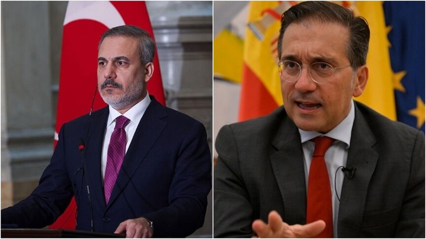 Hakan Fidan ve İspanyol Bakan'dan Küresel Sumud Filosu Açıklaması