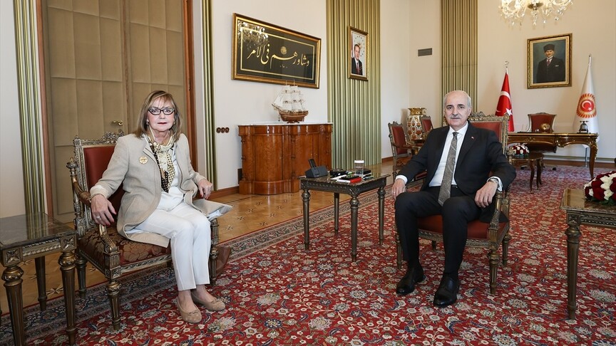 TBMM Başkanı Kurtulmuş, Büyükelçi Colakovic'i Kabul Etti
