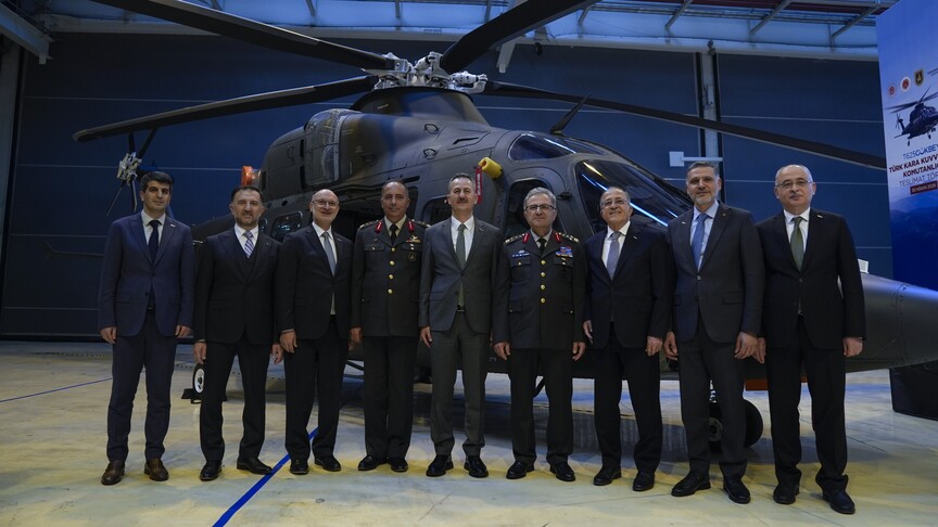 GÖKBEY Helikopteri Kara Kuvvetleri'ne Teslim Edildi