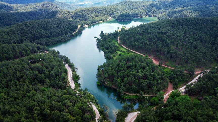 Antalya Ekşili Göleti Yağışlarla Yeniden Hayat Buldu