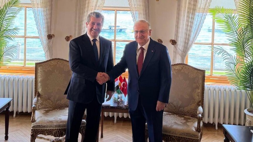 Bakan Güler, IKBY Başbakanı Mesrur Barzani ile Görüştü