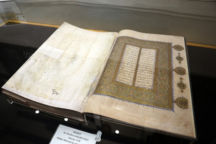 Mevlana'nın Eserleri Özel Koruma Altında