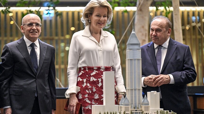 Belçika Kraliçesi Mathilde, TCMB İstanbul'u Ziyaret Etti