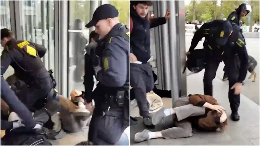 Danimarka'da Polis, İsrail'e Silah Taşıyan Şirkete Protestoya Müdahale Etti