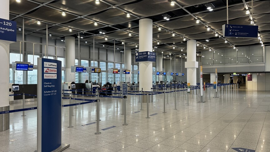 Frankfurt Havalimanı'nda Yolcu Sayısı Grevler Nedeniyle Düştü