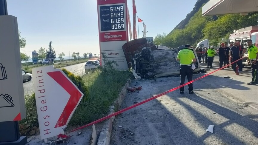 Zonguldak'ta Takla Atan Araç, Çocuklara Çarptı: 6 Yaralı