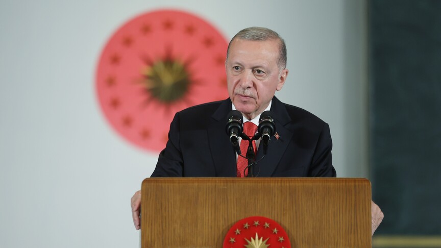Cumhurbaşkanı Erdoğan TOBB'da Hizmet Belgesi Verdi