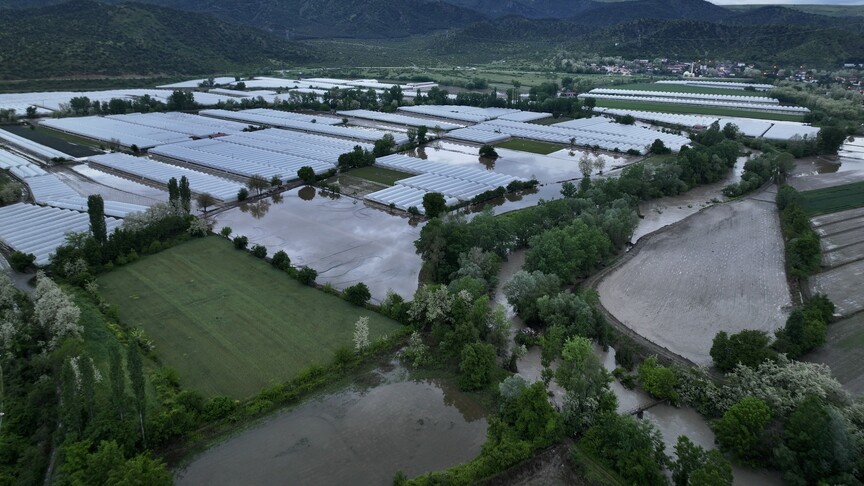 Amasya'da Selin Tarım Arazilerine Etkisi Dronla Görüntülendi