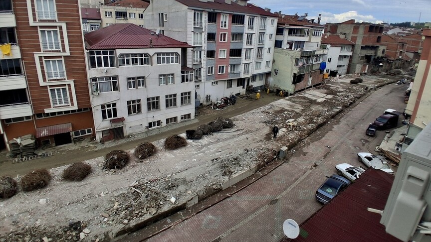 Havza'da Sel Zararları Tespit Edildi, Çalışmalar Tamamlandı