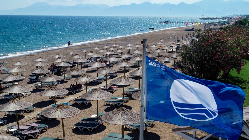 Türkiye'de 580 Plaj, 30 Marina Mavi Bayrak Kazandı