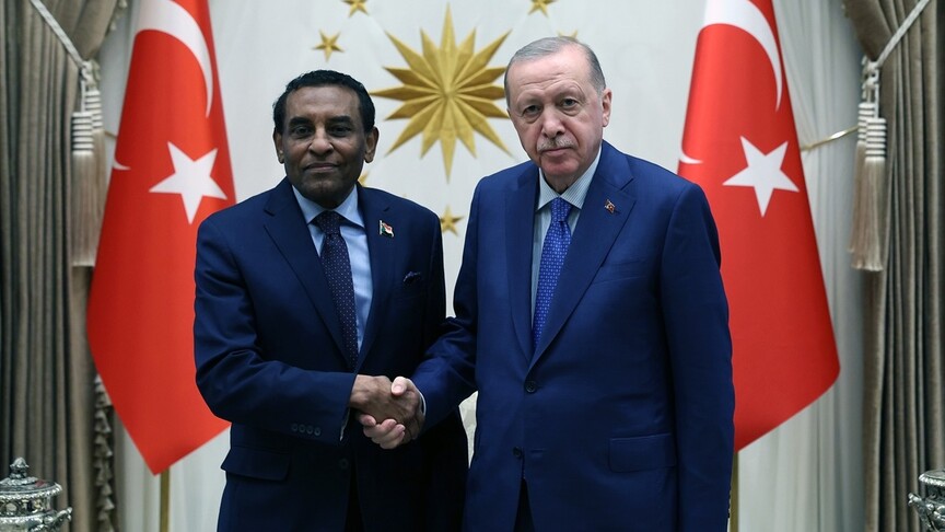 Erdoğan Sudan Başbakanı Kamil İdris'i kabul etti