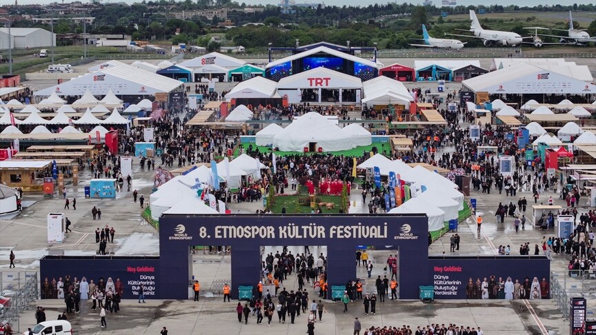 8. Etnospor Kültür Festivali İstanbul'da Coşkuyla Başladı