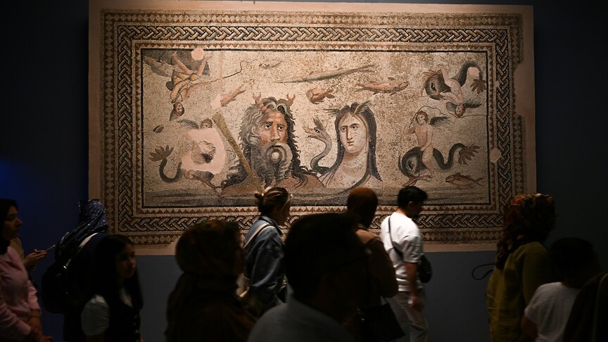Zeugma Mozaik Müzesi'nde Bayram Yoğunluğu Artıyor