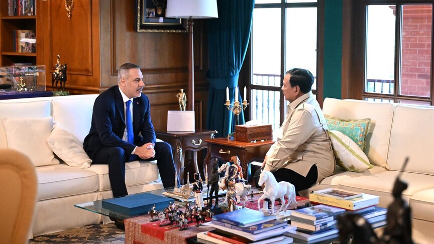 Hakan Fidan, Endonezya Cumhurbaşkanı Prabowo Subianto ile Görüştü