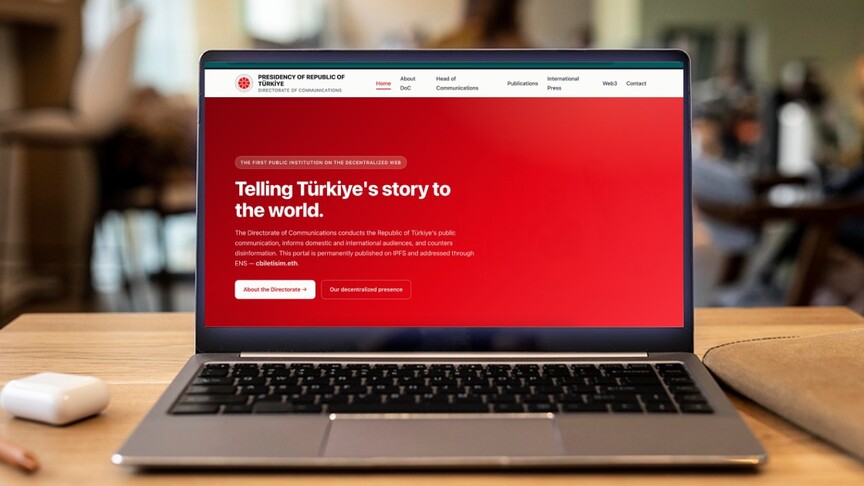 İletişim Başkanlığı İngilizce Web Sitesini Blok Zincirine Taşıdı