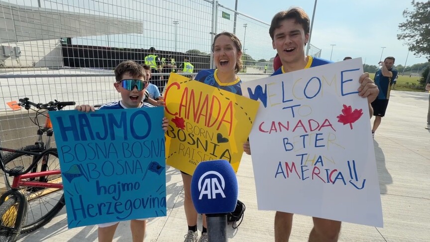 Toronto'da Bosna Hersek Taraftarlarıyla Dünya Kupası Heyecanı