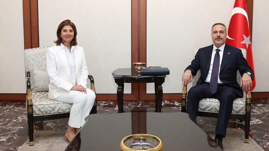 Dışişleri Bakanı Fidan, BM Temsilcisini Kabul Etti