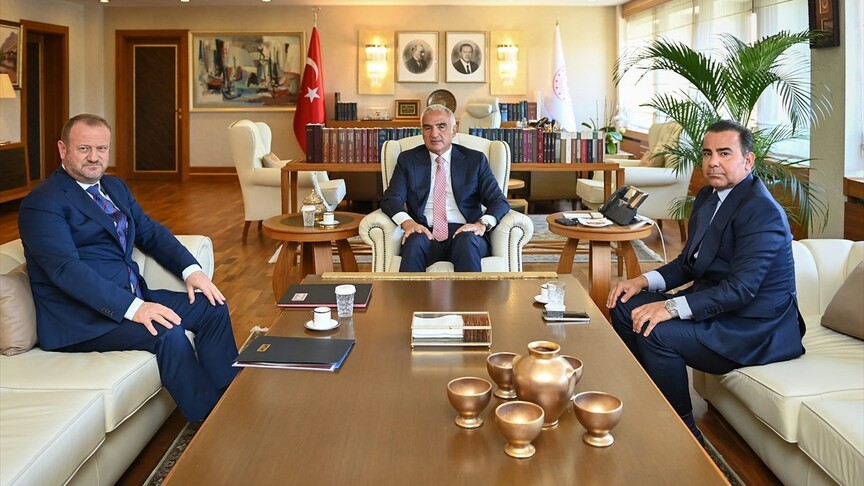 Bakan Ersoy, RTÜK Başkanı Daniş'i Ağırladı
