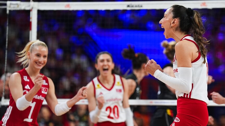 A Milli Kadın Voleybol Takımı Belçika'yı 3-0 Mağlup Etti