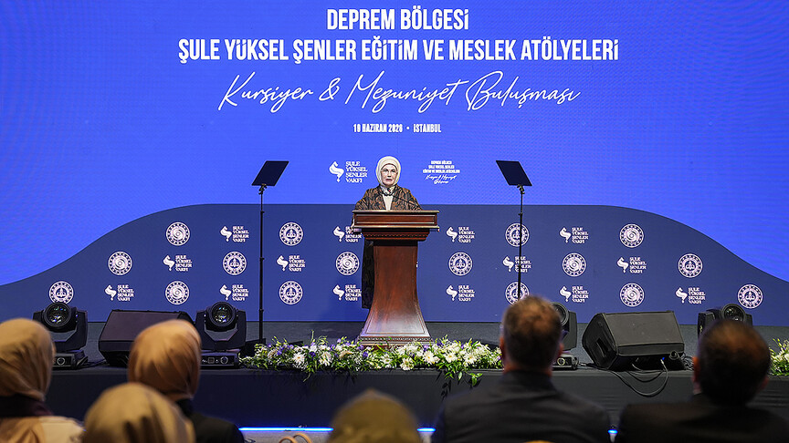 Emine Erdoğan’dan Deprem Bölgesine Umut Aşılayan Atölyeler