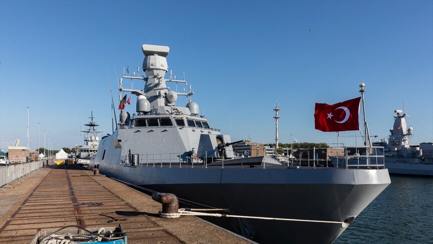 Milli Savaş Gemisi TCG Burgazada, Belçika'da Sergilenecek