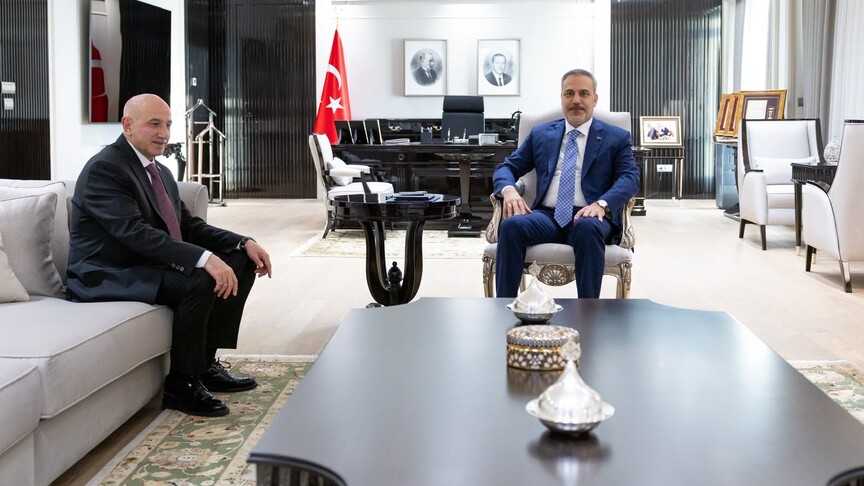 Bakan Fidan, NATO Zirvesi Öncesi Emniyet Müdürü Yüksek'i Kabul Etti