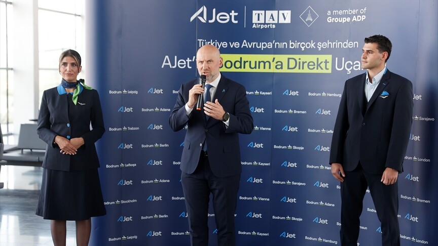 AJet, Milas-Bodrum'dan Avrupa'ya Direkt Uçuşlara Başladı
