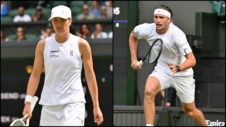 Wimbledon'da Iga Swiatek ve Alexander Zverev'in Durumları