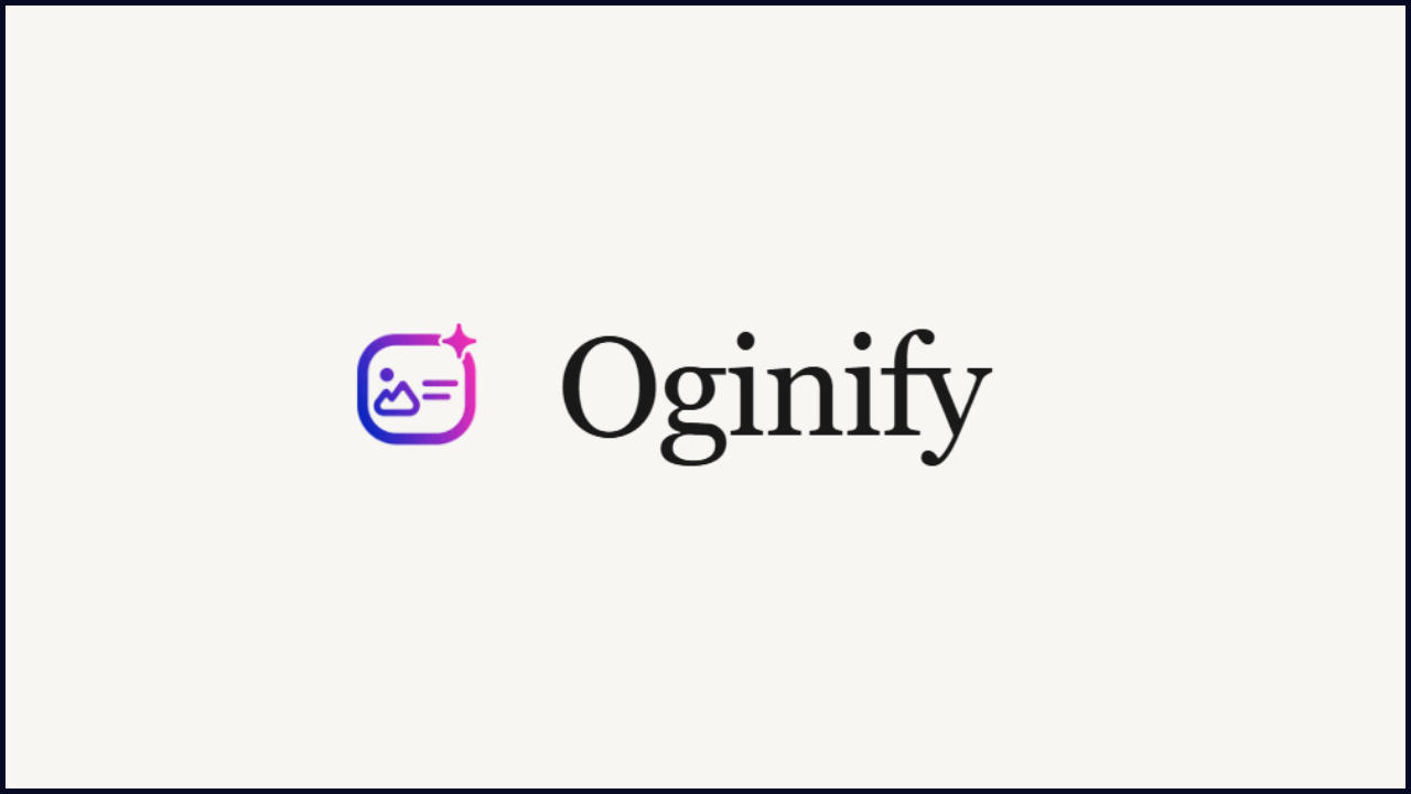 Oginify ile Hızla Sosyal Medya Kartları Oluşturun