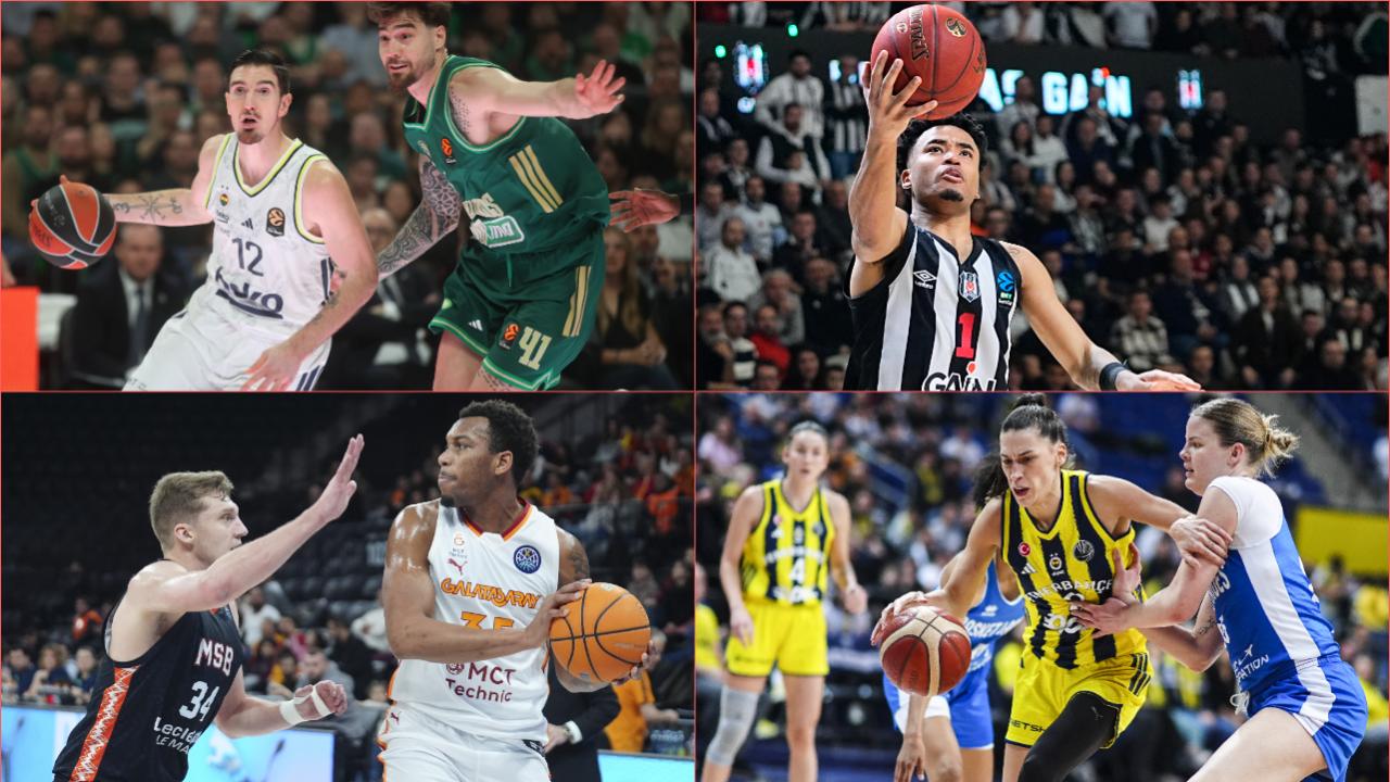 Türk Takımları Avrupa Basketbolunda Zirveye Yerleşti